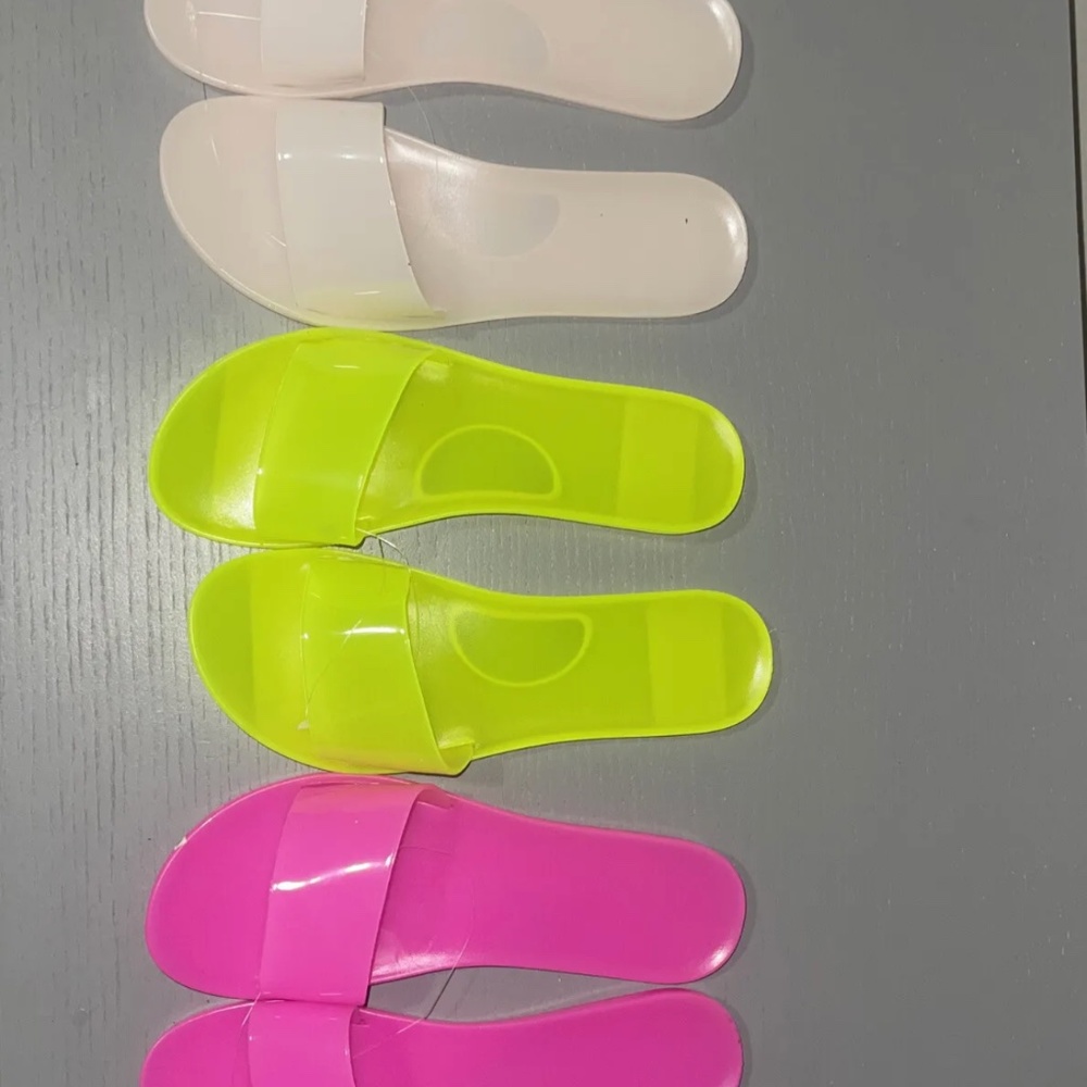 Women Jelly Slides 3 Pack
